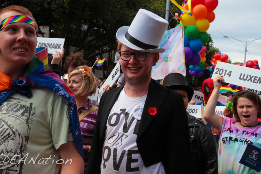 Street Parade with Mass Balloons | Gay Pride March Melbourne | Magic In The Middle