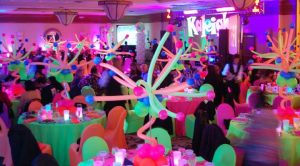 Neon Balloons | Balloon Tablecentrepieces | Balloons Melbourne