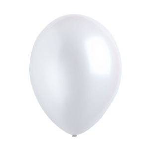 Pearl White Latex Balloons