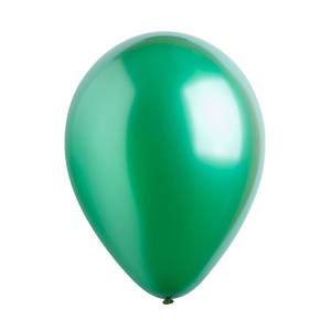 Metallic Green Latex Balloon